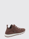 veles low-top sneakers in lurex knit with monogram and faux pearls