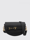 t signature half-moon grained leather mini bag with logo