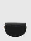 t signature half-moon grained leather mini bag with logo