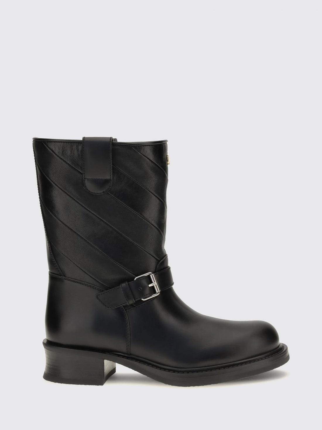 VALENTINO GARAVANI 36 smooth leather vlogo signature biker boots