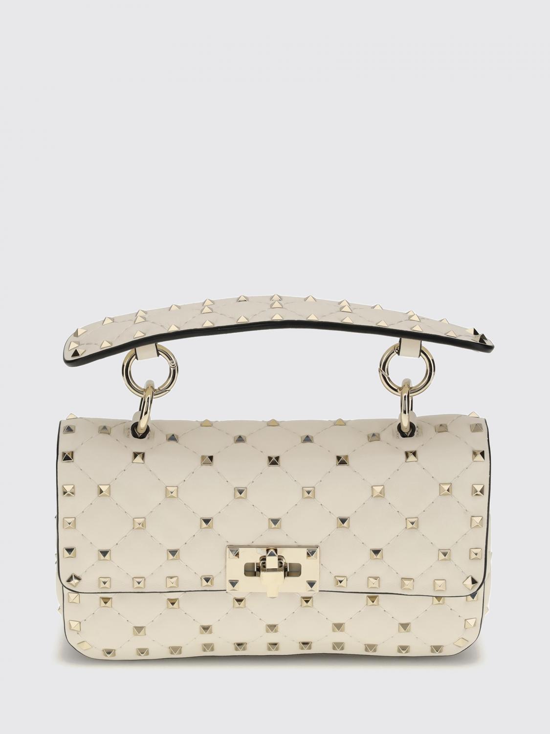 rockstud quilted nappa mini bag with studs