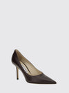 love leather pumps with stiletto heel and almond toe