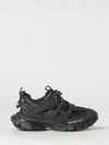 track low-top sneakers in mesh and polyurethane with oversized sole