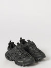 track low-top sneakers in mesh and polyurethane with oversized sole