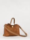 vittoria calf leather handbag with removable shoulder strap
