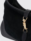 jackie 1961 medium grained leather shoulder bag with piston closure