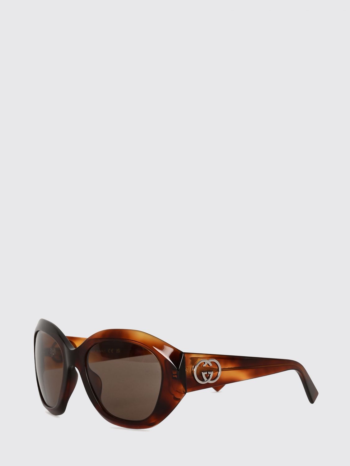 gg monogram acetate cat-eye sunglasses
