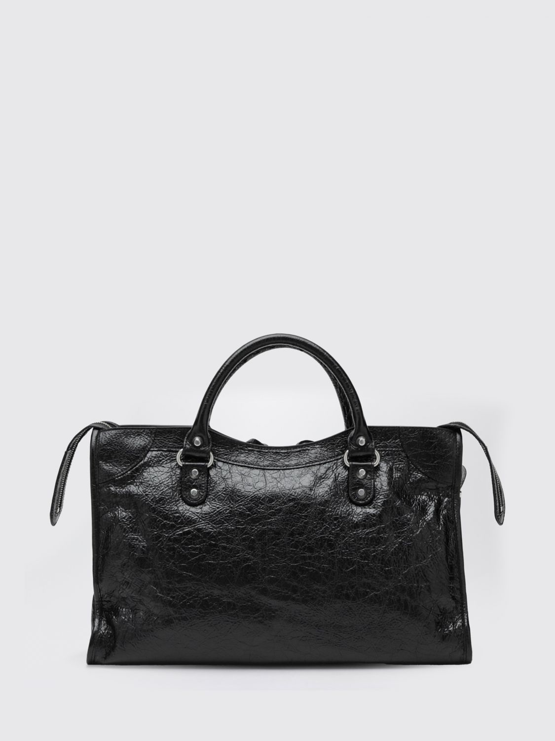 medium le city handbag in arena lambskin with studs