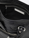 medium le city handbag in arena lambskin with studs