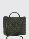 andiamo small intrecciato calf leather handbag
