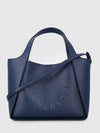 polyamide handbag with embroidered logo and pouch