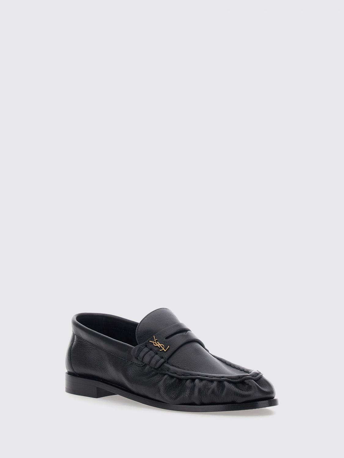 le loafer ysl monogram loafers in smooth calfskin leather