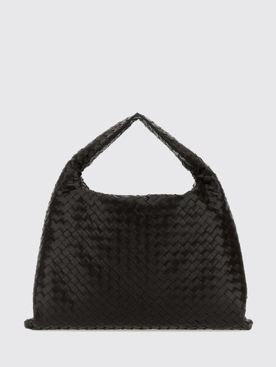 hop large intrecciato leather shoulder bag