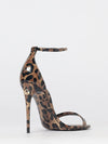 keira animalier-print patent leather high-heeled sandals
