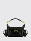 chloé smooth calfskin leather shoulder bag with removable strap