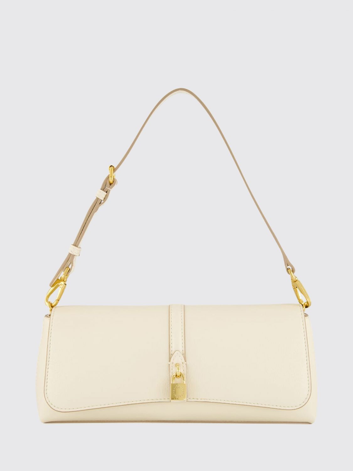 ryder vegan nylon shoulder bag with magnetic flap closure