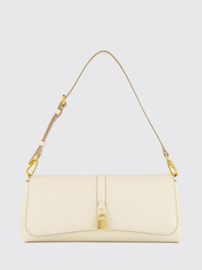 ryder vegan nylon shoulder bag with magnetic flap closure
