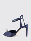 sacora satin sandals with crystals and high stiletto heel