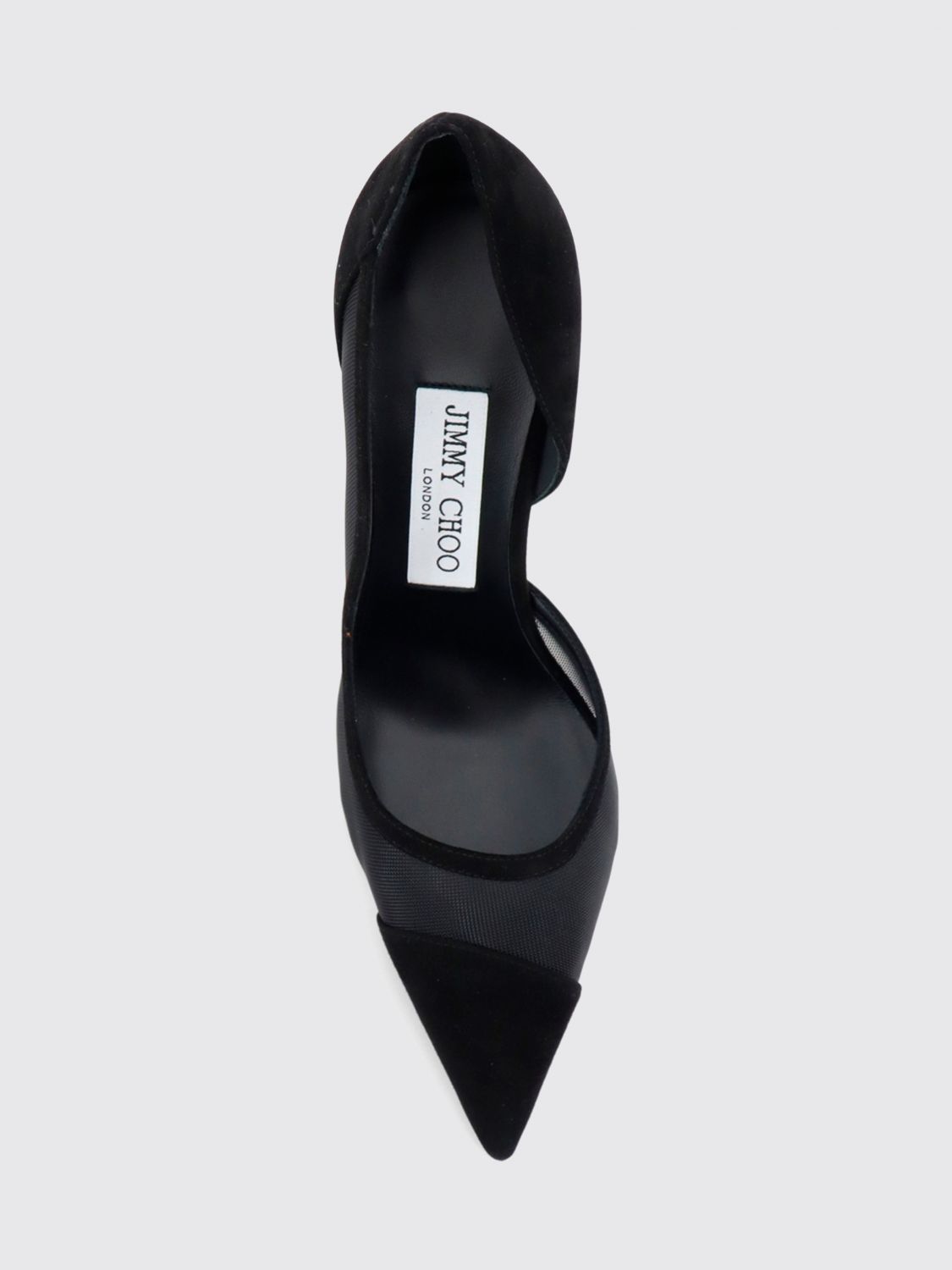 brigitte mesh and suede pumps with high stiletto heel