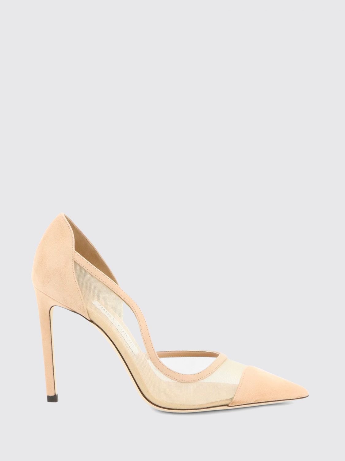 brigitte mesh and suede pumps with high stiletto heel