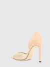 brigitte mesh and suede pumps with high stiletto heel