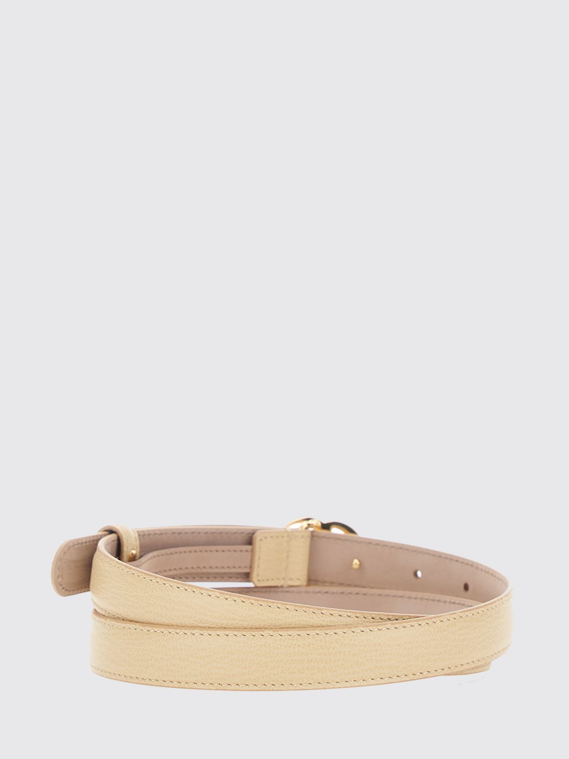 gg marmont leather belt with monogram buckle