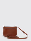 north-south double gancini mini crossbody bag in calfskin