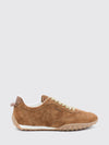suede low-top sneakers with gommini and embossed logo