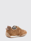 suede low-top sneakers with gommini and embossed logo