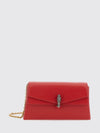 dionysus mini shoulder bag in grained leather with chain strap