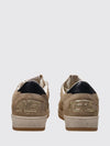 ball star sneakers in leather and suede with distressed effect