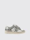stardan glitter leather sneakers with distressed effect