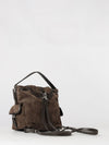 suede calfskin backpack with t timeless logo