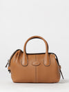 small grained calfskin boston bag with charm