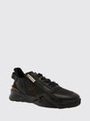 flow low-top technical fabric sneakers with ff monogram and side zip