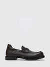 comfy penny loafers in smooth leather with bb metal logo