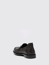 comfy penny loafers in smooth leather with bb metal logo