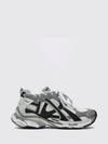 runner low-top sneakers in mesh with a worn-out effect