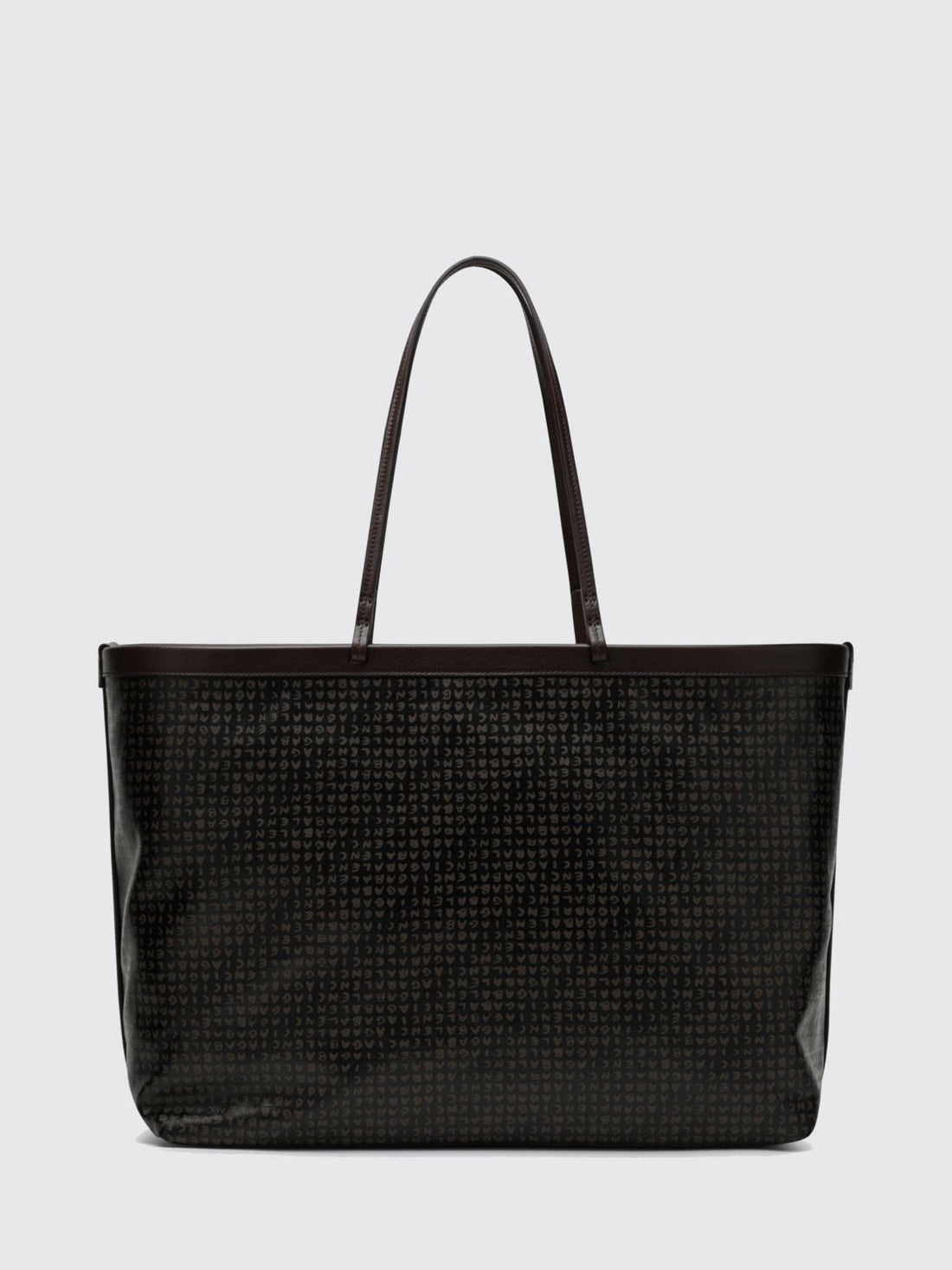 BALENCIAGA OS tote select large coated cotton tote bag with graphic print