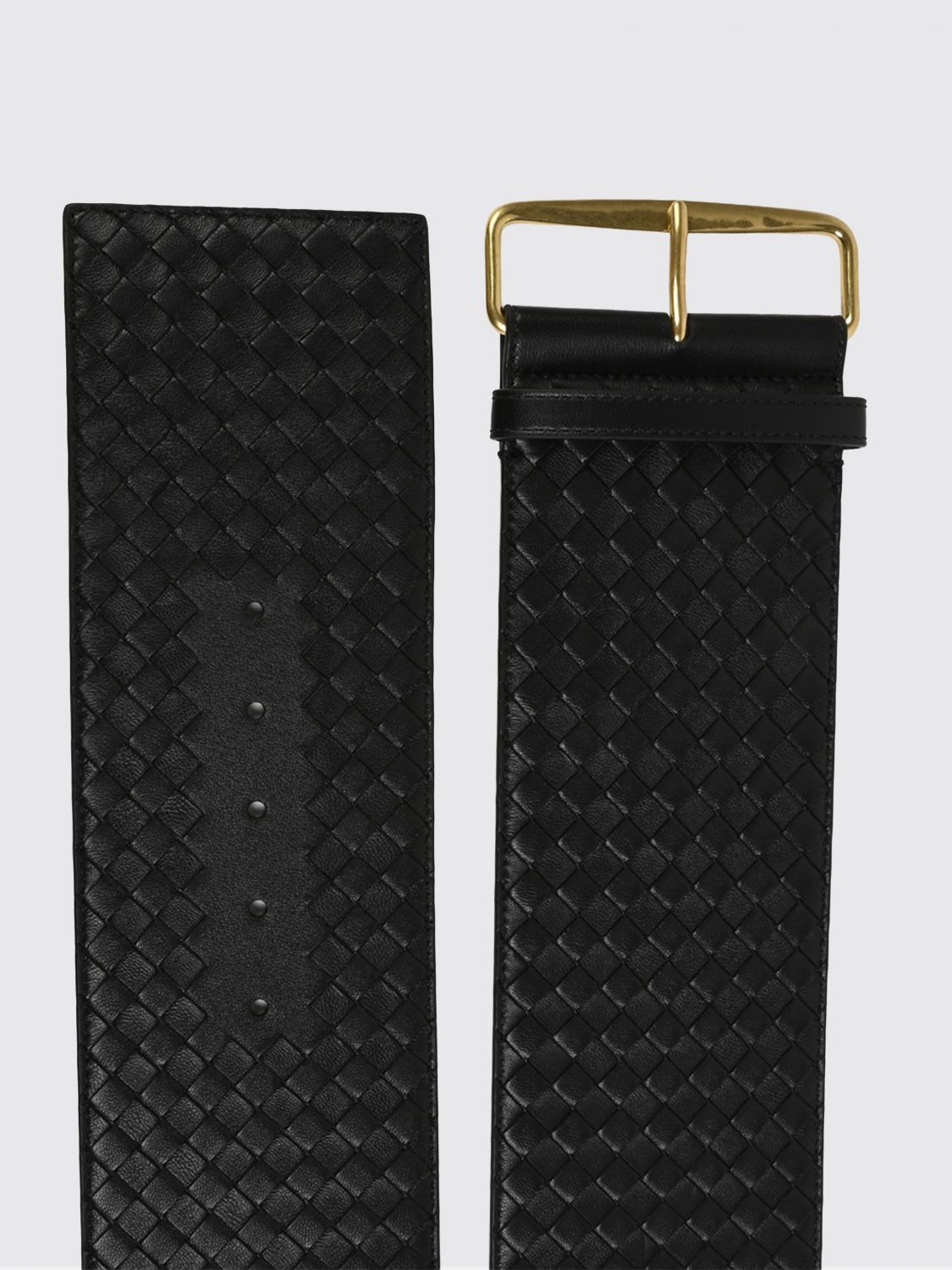 classic smooth leather belt with square buckle