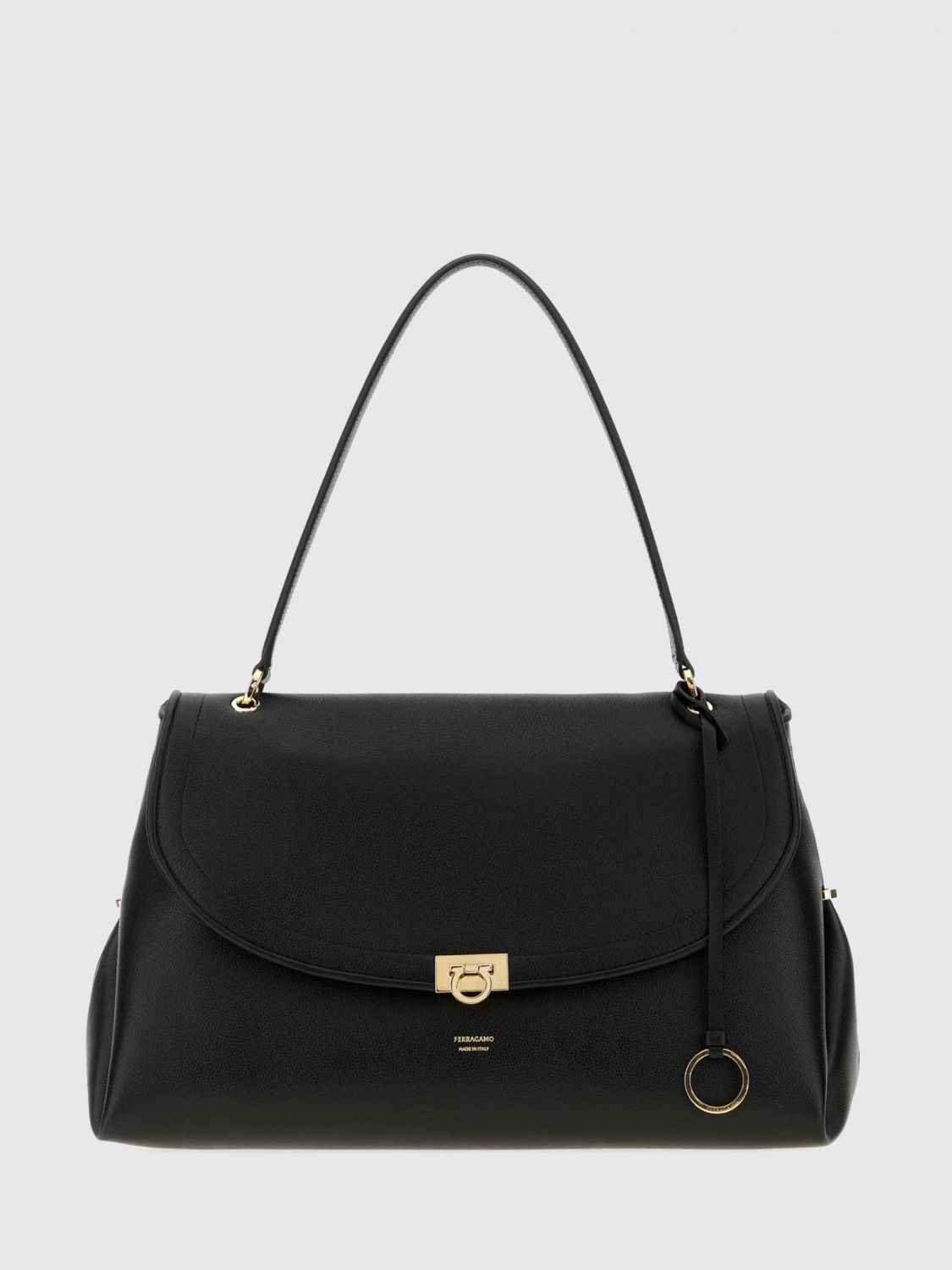 large sofia 2026 shoulder bag in calfskin leather with flat handle