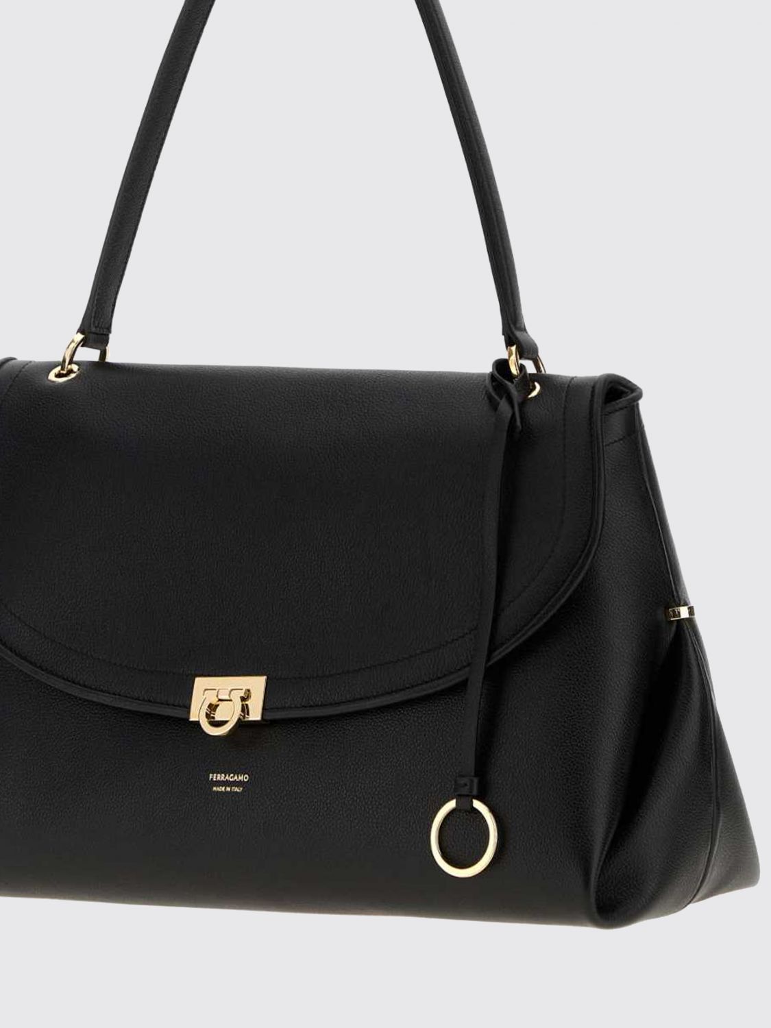 large sofia 2026 shoulder bag in calfskin leather with flat handle