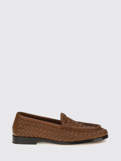 silenzio intrecciato lambskin loafers