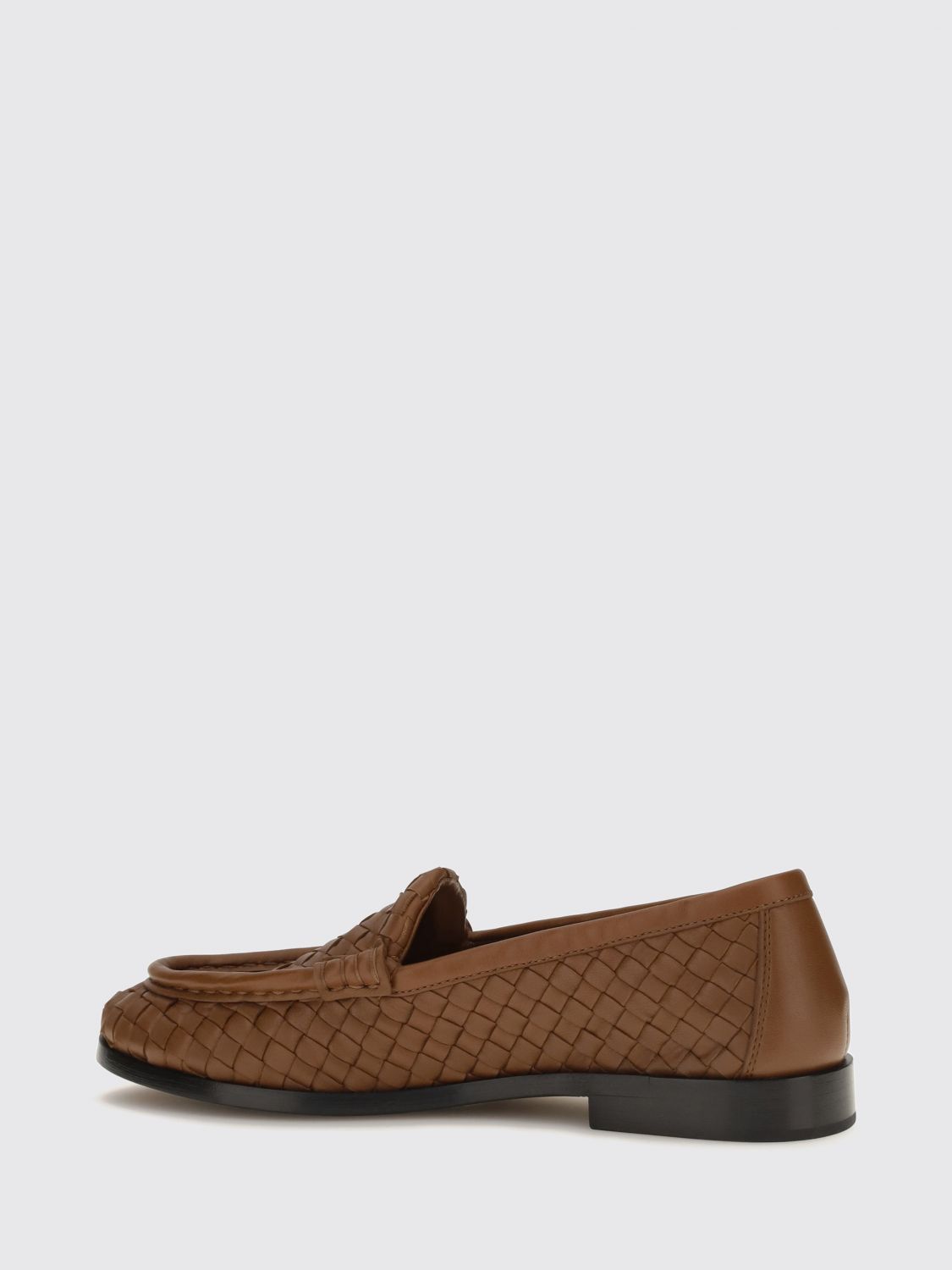 silenzio intrecciato lambskin loafers