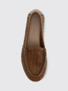 silenzio intrecciato lambskin loafers