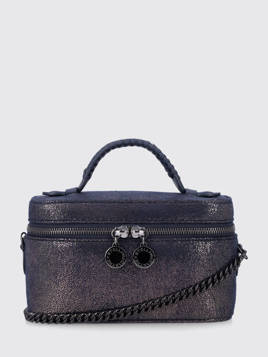mini falabella vanity bag in eco alter mat with chain