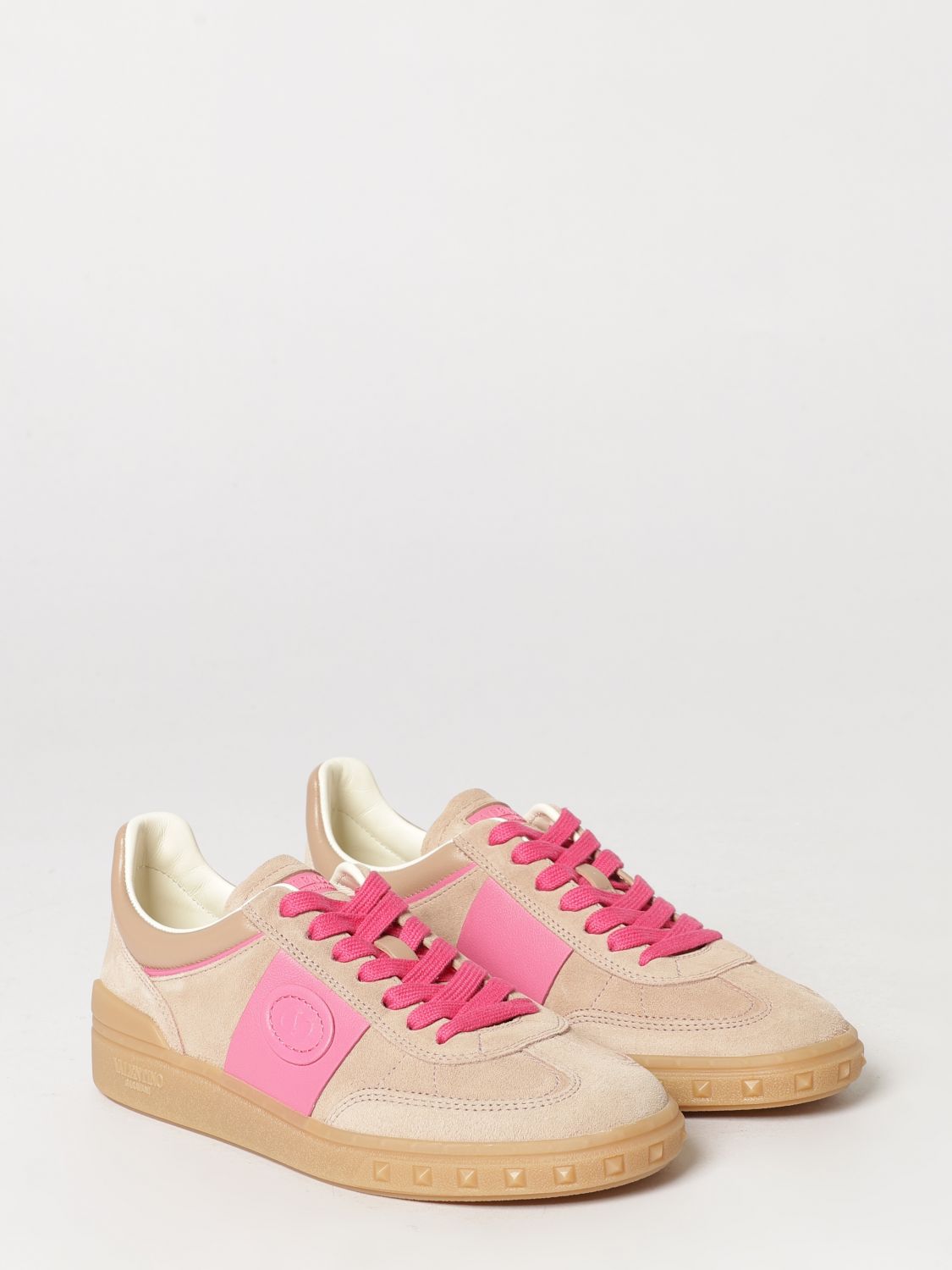 upvillage calf leather sneakers with vlogo signature