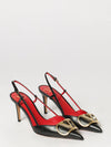 woman's heeled sandal