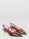 woman's heeled sandal