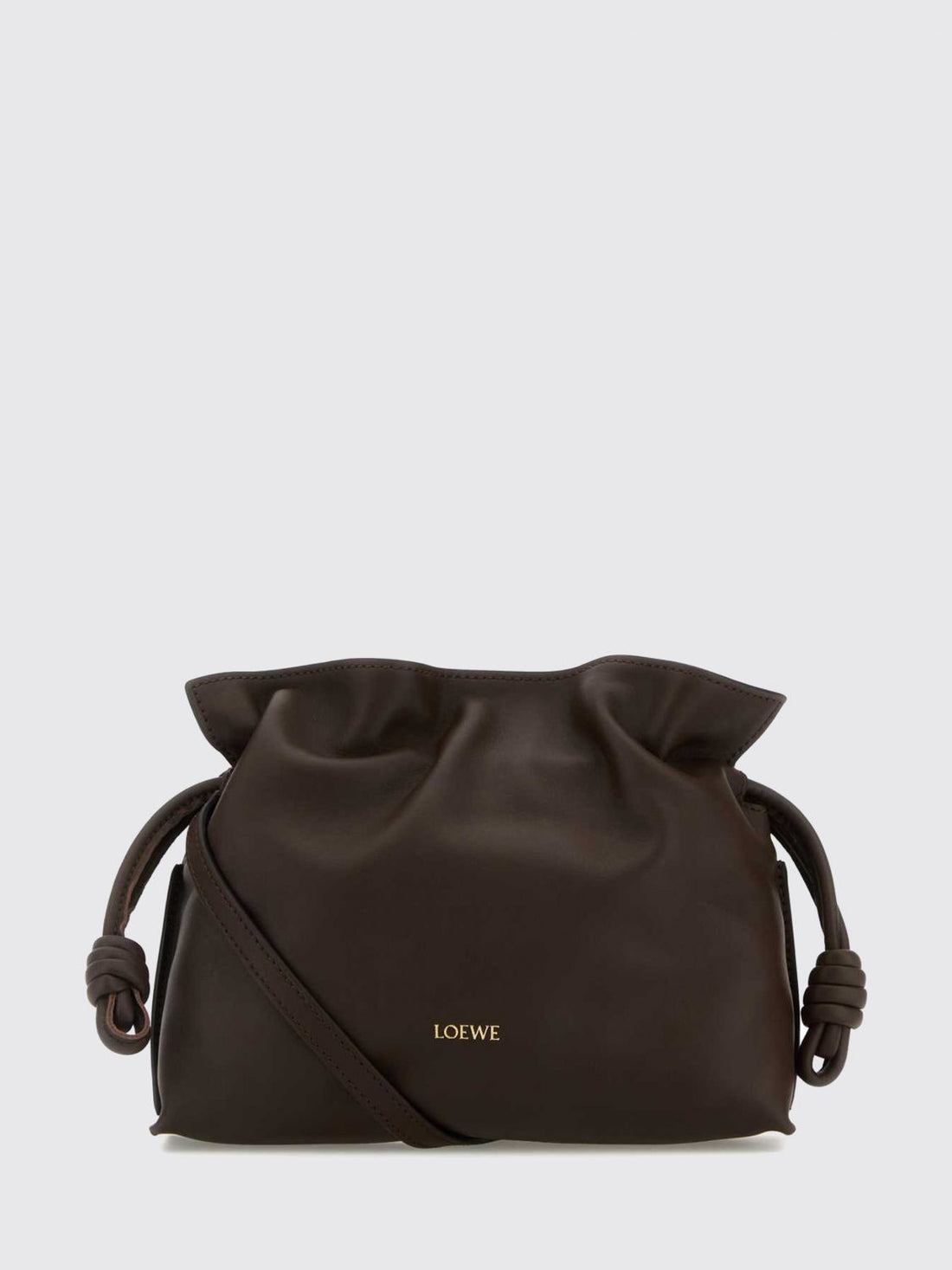 LOEWE OS flamenco calfskin mini bucket bag with drawstring